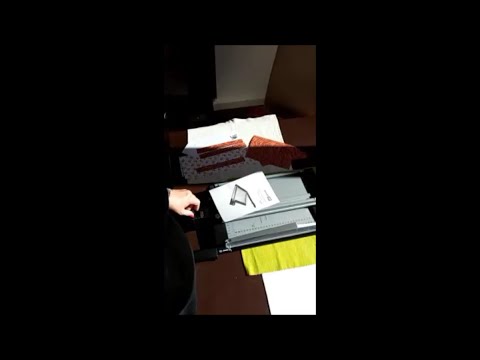 A4 Papierschneider von Zoomyo auspacken und ausprobieren